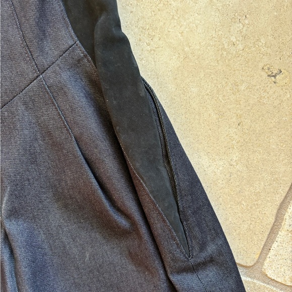 Gorgeous Rag’n’Bone strapless denim dress with suede sides, and pockets - Picture 9 of 9